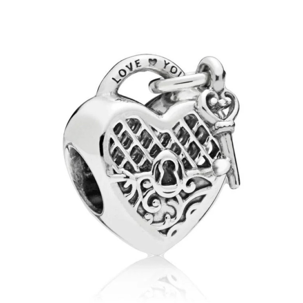 Pandora Love You Lock Charm